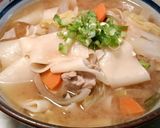 桐生名物 ひも川うどん の味噌煮作り方12写真