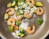 濃厚!えびとアボカドの和風クリームパスタ作り方4写真