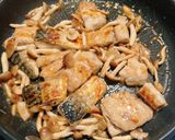 ご飯がすすむ🐾鯖のガリバタぽん酢炒め作り方6写真