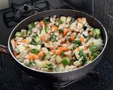 コーンと大豆の鶏キーマカレー作り方2写真