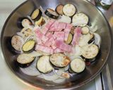 厚切り茄子とベーコンのトマトソースパスタ作り方5写真