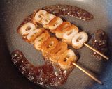 簡単節約おつまみ♡竹輪のねぎマヨ焼き鳥風作り方3写真