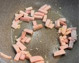 小松菜ともやしとハムのピリ辛炒め作り方3写真