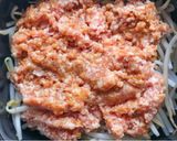 レンジで完成♪ニラともやしの肉味噌あん作り方3写真