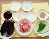 レンチン!なすと豚肉の甘辛だれ作り方1写真