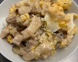幼児食＆大人用を一度に　二刀流親子丼作り方7写真