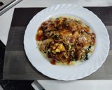 豚バラ肉のニラ玉もやしあんかけ作り方6写真
