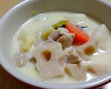 豆乳＆味噌で野菜ゴロゴロスープ作り方6写真