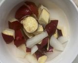 根菜茄子白菜簡単レモンデミ味温野菜サラダ作り方2写真