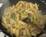 そら豆とパンチェッタのパスタ作り方6写真