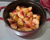 STAUBで桃のコンフィチュール作り方3写真