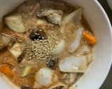 ゴロゴロ野菜魚肉ソーセージナポリタン炒煮作り方17写真