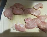 鶏むね肉とピーマンの塩ダレ炒め作り方1写真