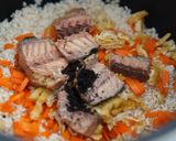【栄養満点】サバ缶と浜納豆の炊き込みご飯作り方12写真
