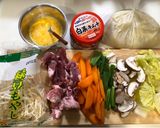 【野菜たっぷり】豚カルビクッパ作り方1写真