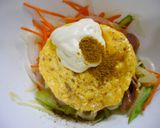 レンジで簡単！たまごサラダ風野菜炒め作り方3写真