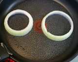 新たまねぎの羽根チーズ目玉焼き作り方2写真