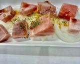 時短簡単⏰マグロのブツのカルパッチョ作り方4写真