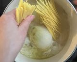 ごろっと丸ごと！新玉ねぎのワンパンパスタ作り方7写真