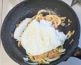 カルボチキンリゾット作り方5写真
