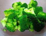 緑色野菜とさつまいもの胡麻だれサラダ作り方4写真