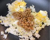 スピード調理の納豆炒飯♪作り方4写真