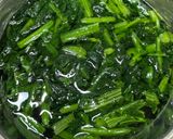 ほうれん草とベーコンのクリームパスタ作り方1写真