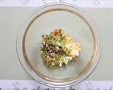 ランチ！水菜タルタルと魚介のサンドイッチ作り方4写真