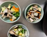肉無豆腐さっぱり梅味噌レモン味野菜炒め作り方12写真