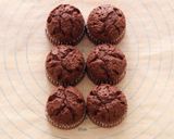 卵1個♡チョコカップケーキ作り方9写真