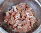 片栗粉でタレが絡む♪豚のしょうが焼き作り方1写真