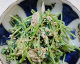 簡単豆苗ツナマヨ和えサラダ♬作り方3写真