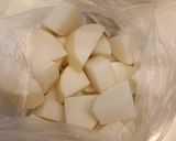 豚こまロールと大根のコチュジャン煮作り方1写真