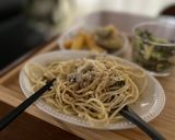 これが私の夏麺!バジルソース冷製パスタ作り方3写真