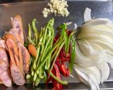 昼食★喫茶店のとろとろ卵かけナポリタン作り方2写真