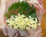 豚肉の大葉チーズ梅ロールカツ❣️作り方4写真