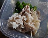 お弁当用！豚しゃぶねばねばそば！作り方5写真