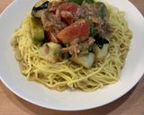 冷やし中華⭐︎濃厚ごまだれ⭐︎フルーツ入り⭐︎変わり種作り方8写真