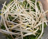 レンジで簡単😋豆苗、もやし豚肉のミルフィーユ蒸し作り方2写真
