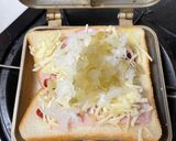 超簡単！ホットサンドピザトースト豪華版作り方6写真