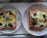 昭和の美味プッタネスカ娼婦風ピザトースト作り方11写真