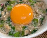 納豆とツルムラサキとバナナでネバネバ丼♪作り方5写真