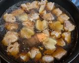 豚より楽で簡単！鶏もも肉の角煮風作り方3写真