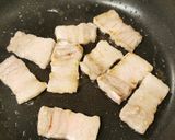 豚バラチンゲン菜炒め作り方2写真