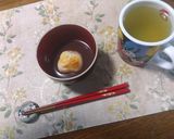 ヘルシーにも！温かい！豆腐白玉のおしるこ作り方5写真