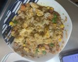 レンジ中華風梅トマトシーフード炒飯弁当作り方10写真