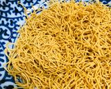 市販皿うどん●鶏肉と根菜＆白菜の皿うどん作り方1写真
