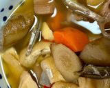 冷凍和風野菜で根菜の煮物作り方4写真