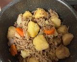 簡単!合い挽き肉で肉じゃが作り方8写真