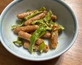 ポークビッツとピーマンのカレーマヨ炒め作り方4写真